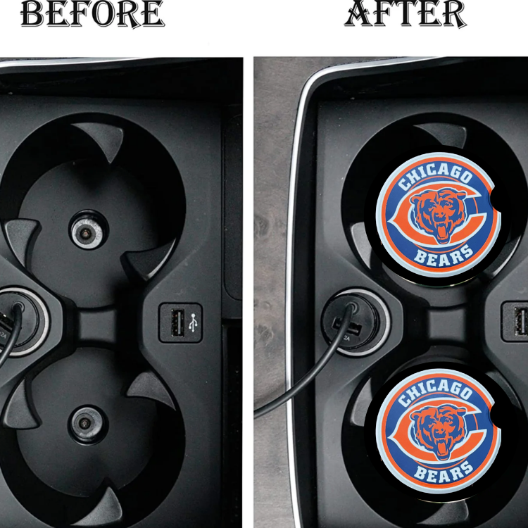 Car Coasters - Chicago Bears(C)
