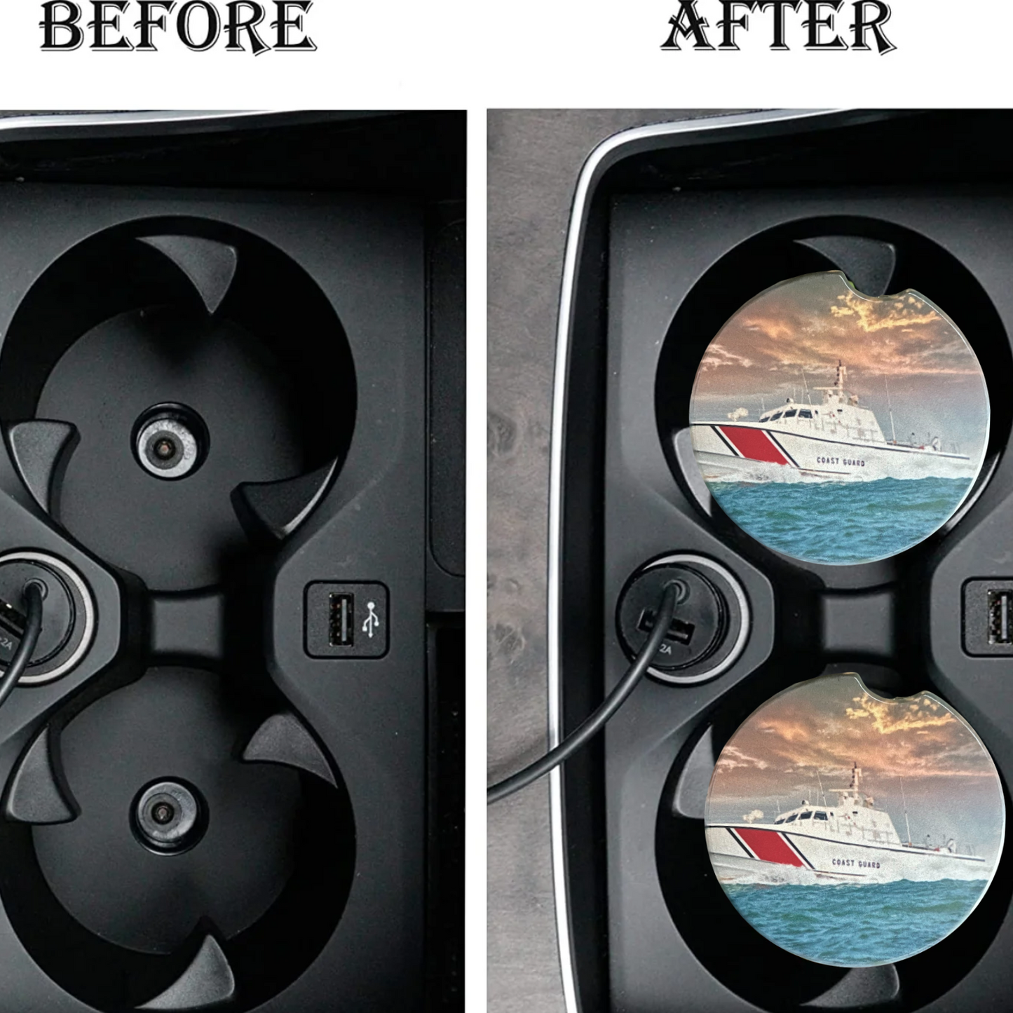 Car Coasters - US Coast Guard Ship