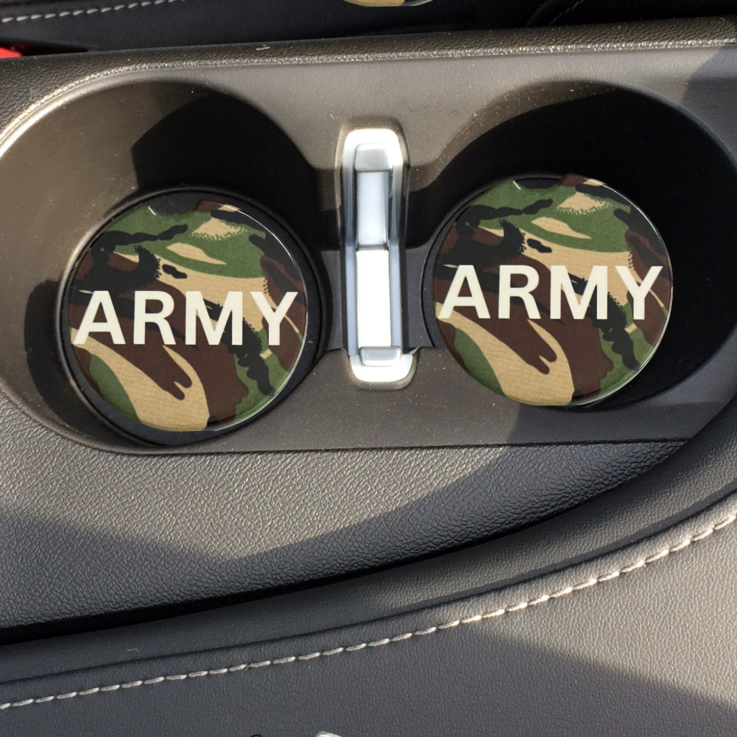 Car Coasters - US Army Camo