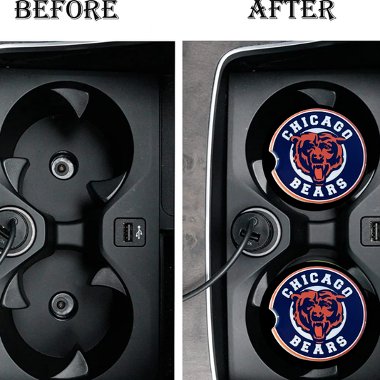 Car Coasters - Chicago Bears