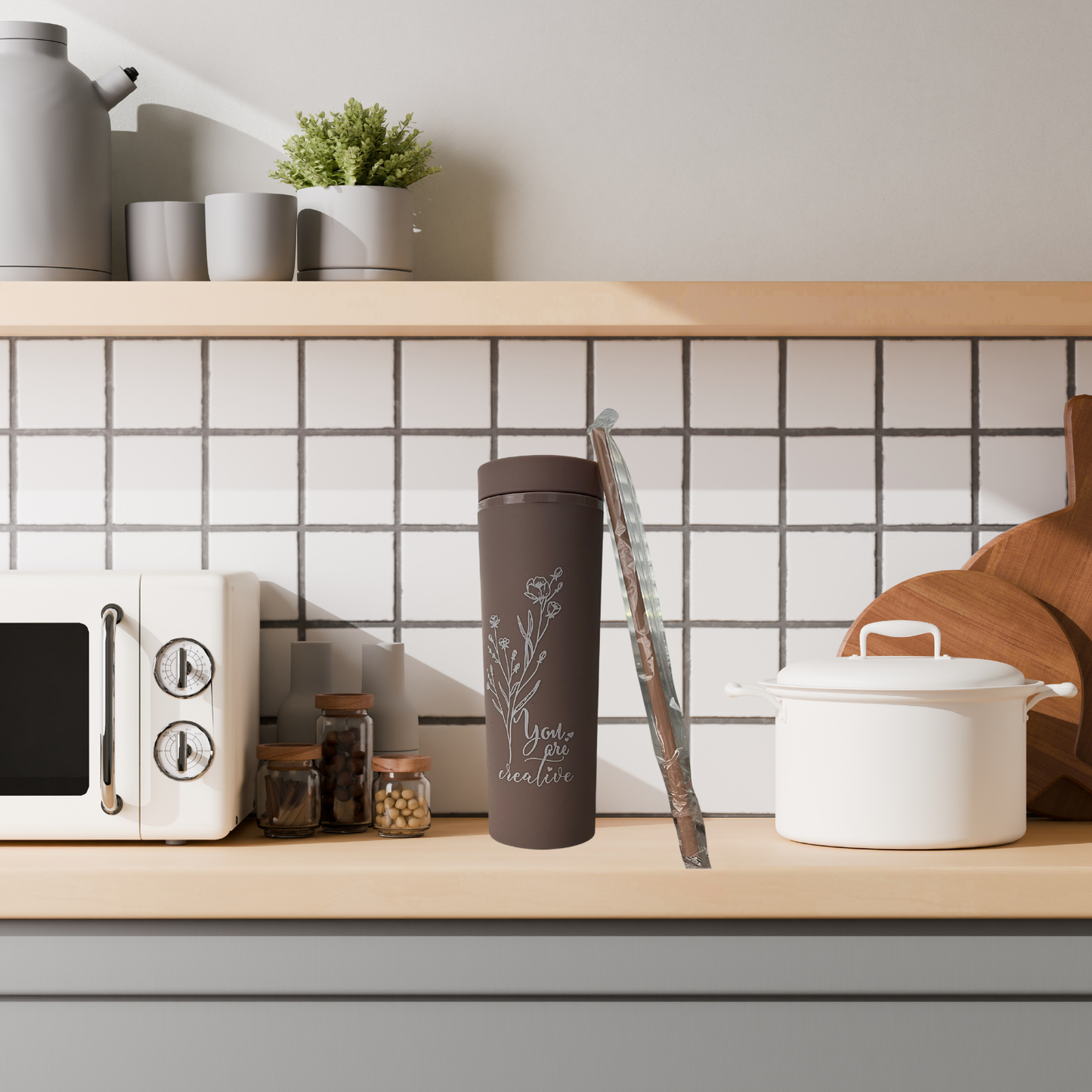 16oz Skinny Tumbler Matte Finish Great Gift for Family Friends or Someone Special