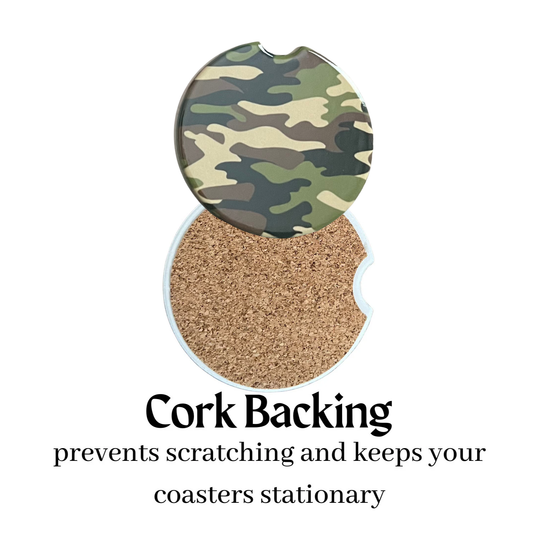 Car Coasters - Camouflage