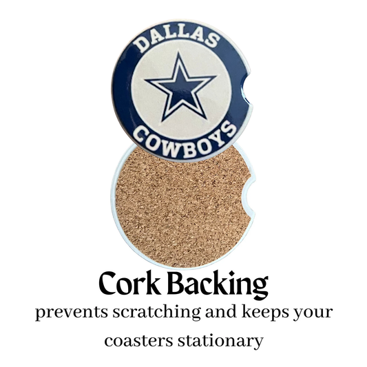 Car Coasters - Dallas Cowboys