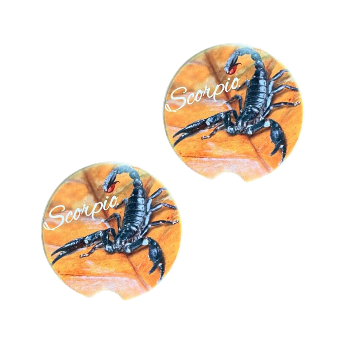 Car Coasters - Zodiac Sign - Scorpio