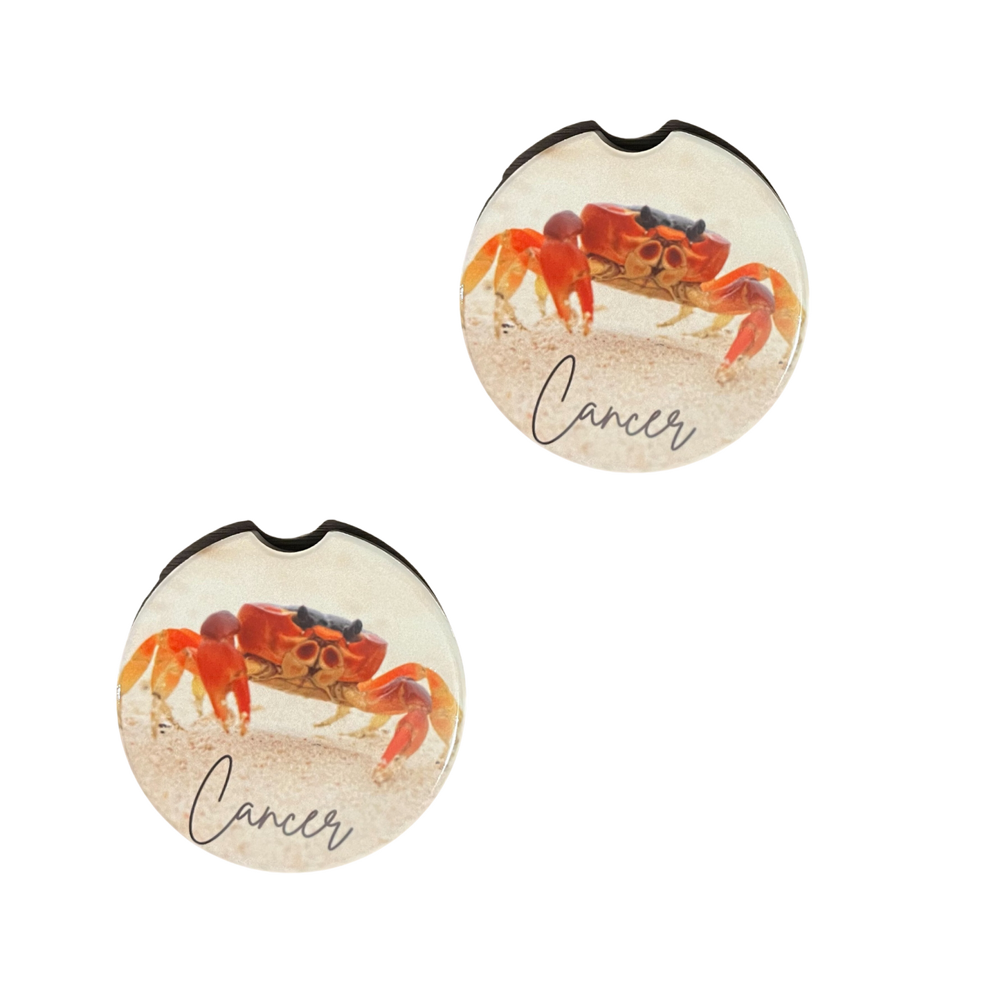 Car Coasters - Zodiac Sign - Cancer
