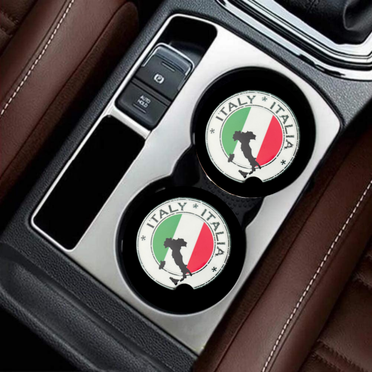 Car Coasters - Italy/Italian Flag