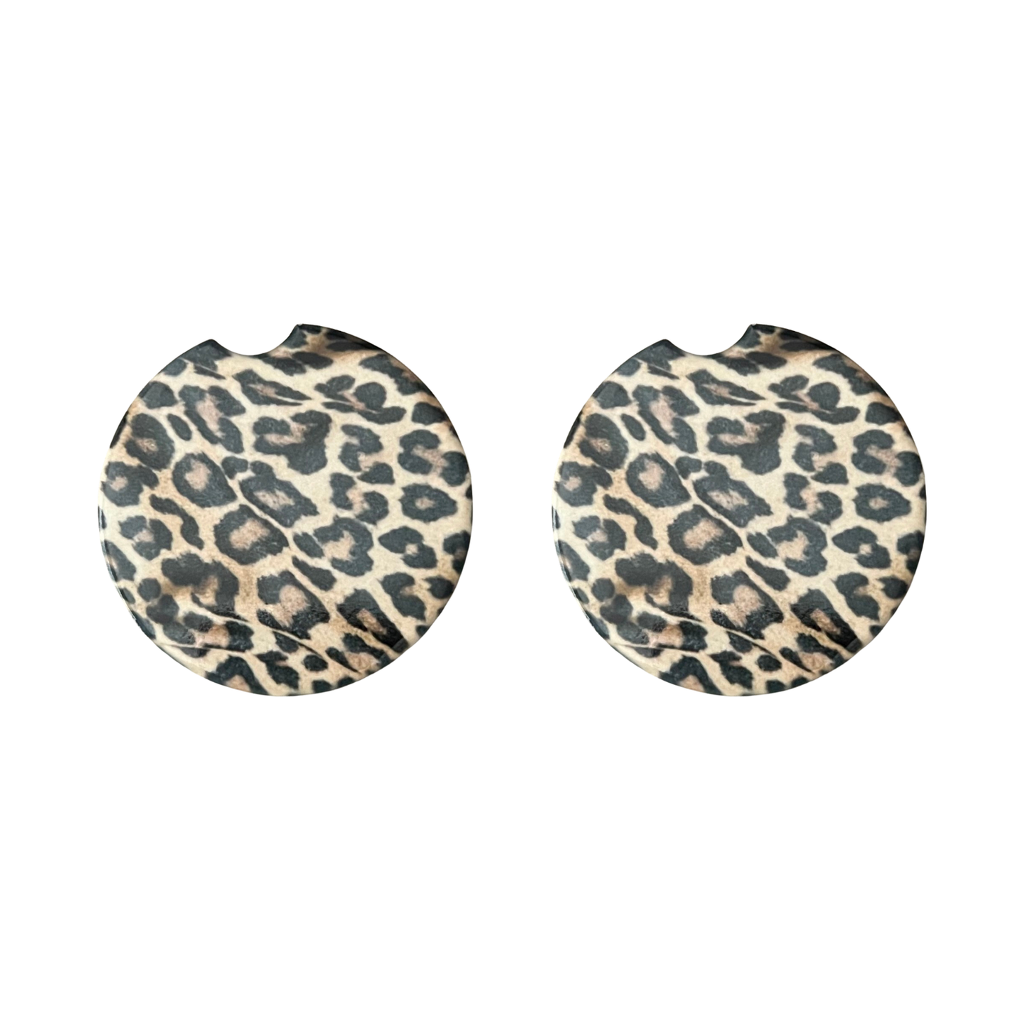 Car Coasters - Cheetah Print