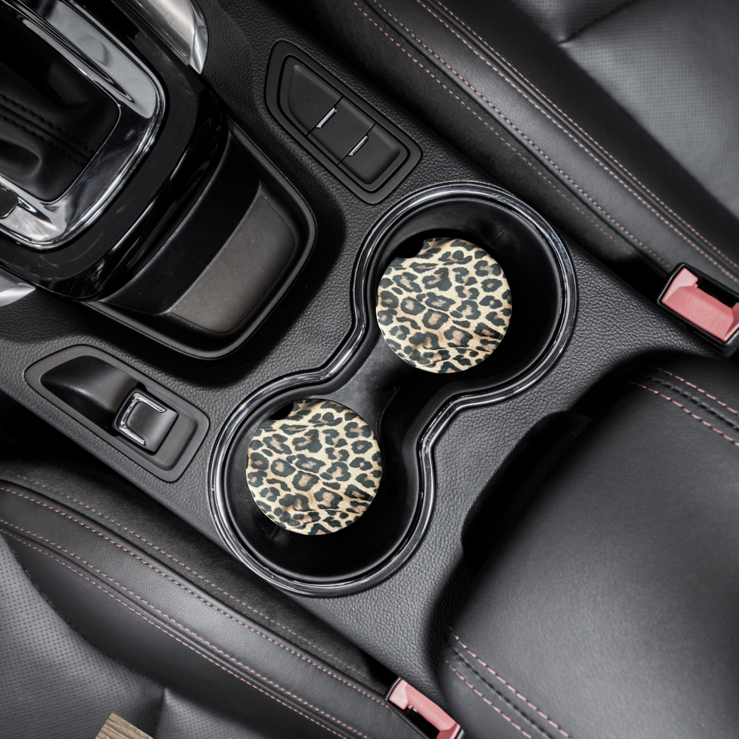 Car Coasters - Cheetah Print