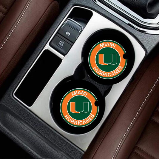 Car Coasters - Miami Hurricanes 1
