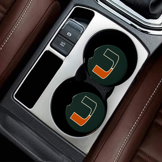 Car Coasters - University of Miami