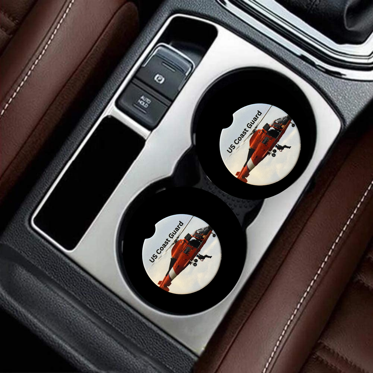 Car Coasters - US Coast Guard Helicopter