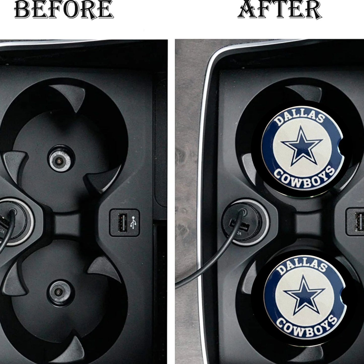 Car Coasters - Dallas Cowboys
