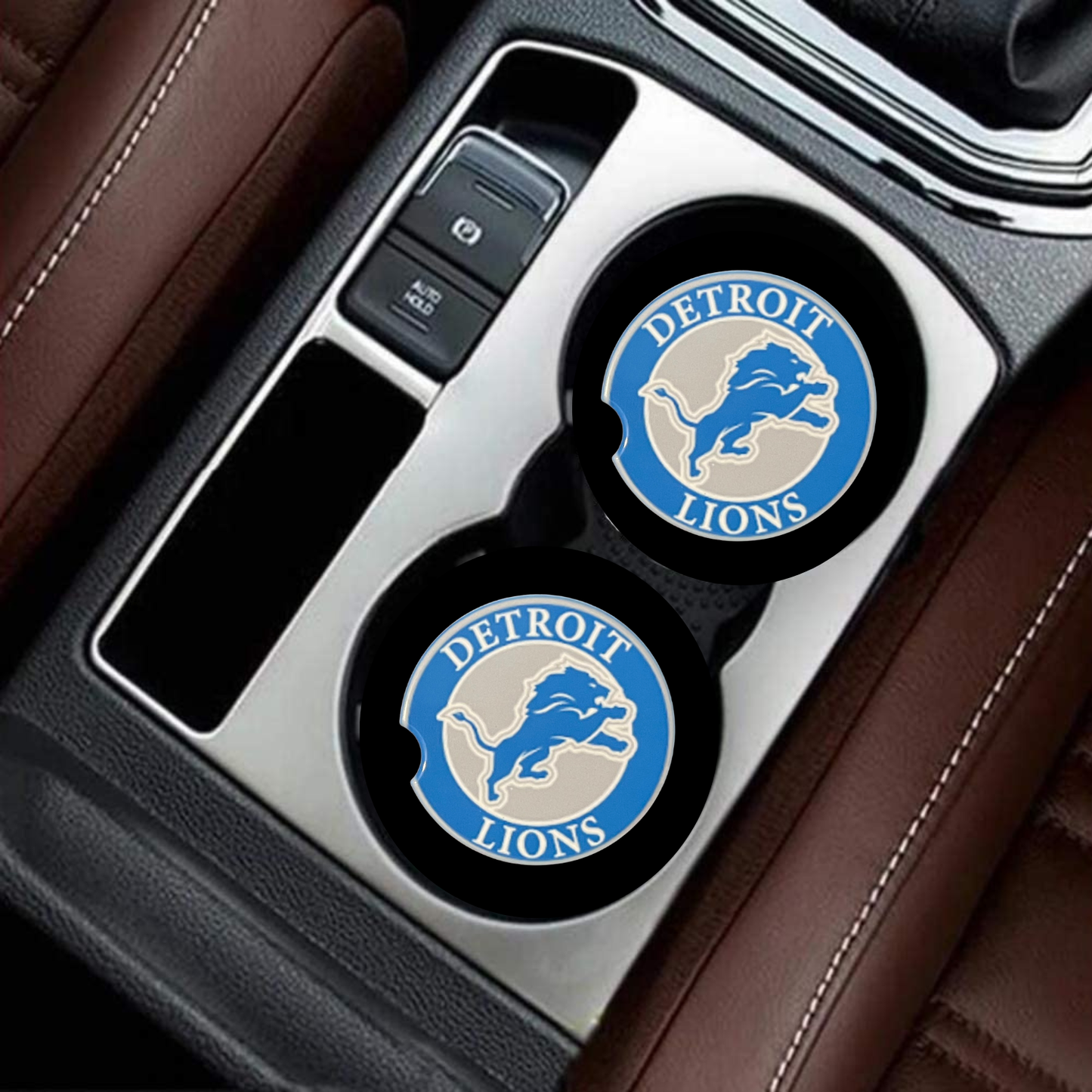 Car Coasters - Detroit Lions