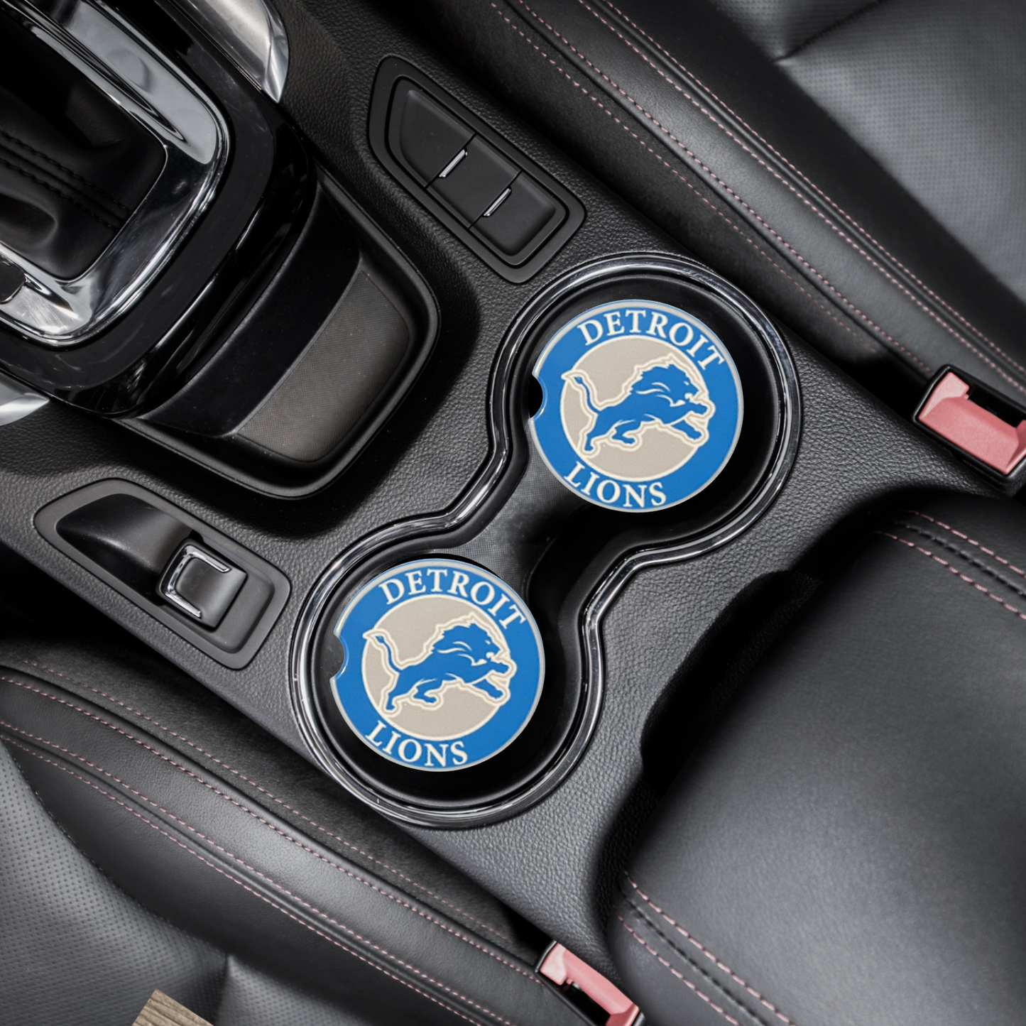 Car Coasters - Detroit Lions