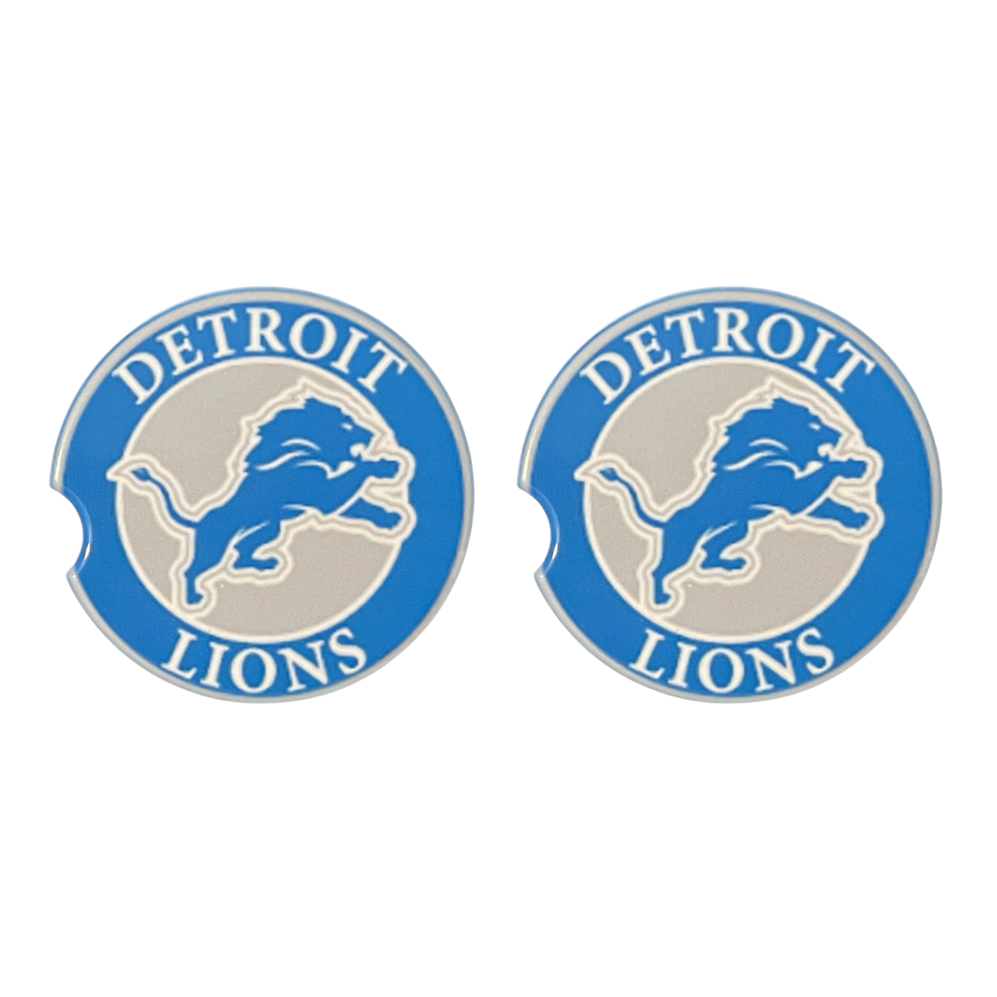 Car Coasters - Detroit Lions