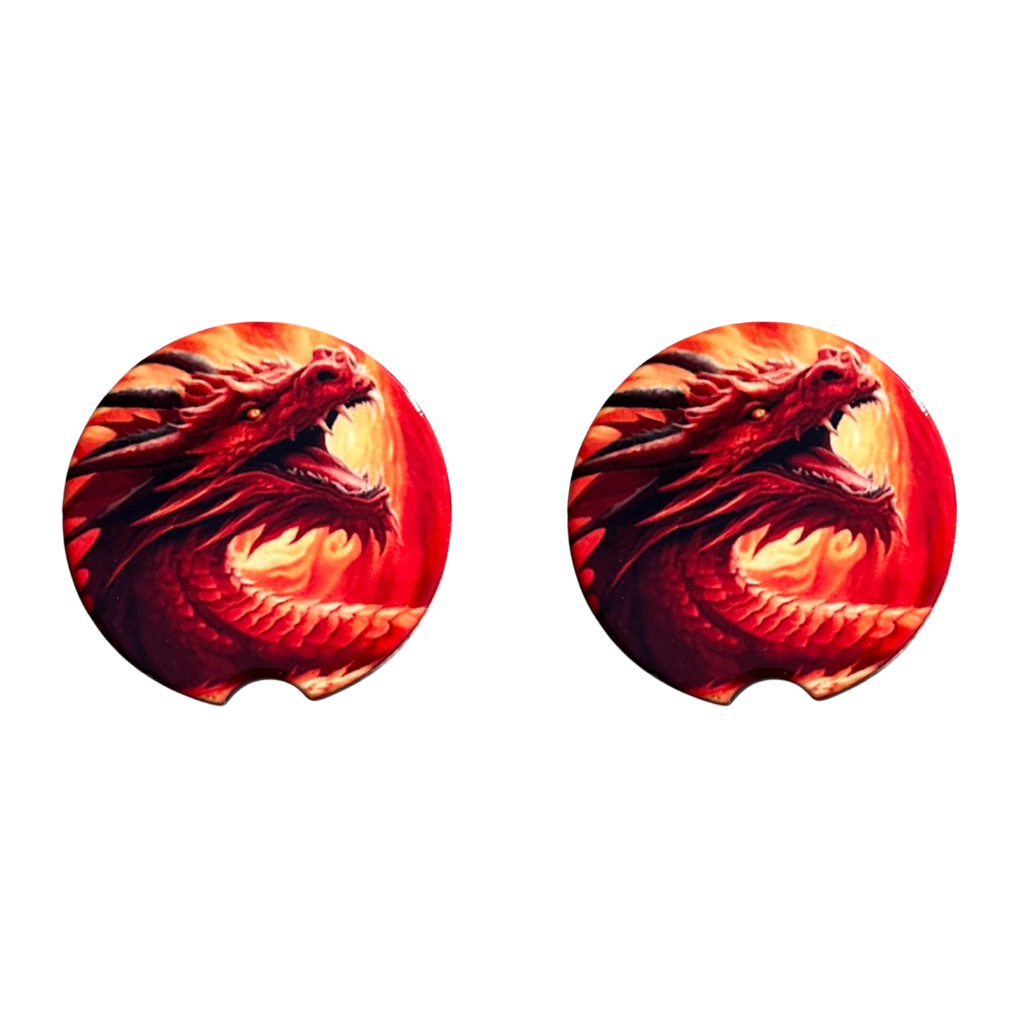 Car Coasters - Red Dragon
