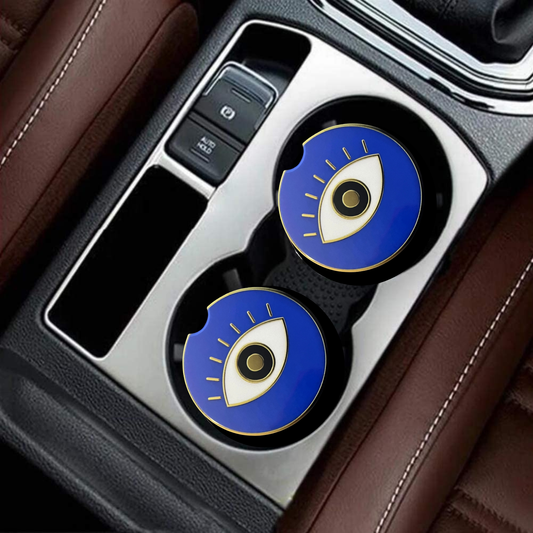 Car Coasters - Evil Eye