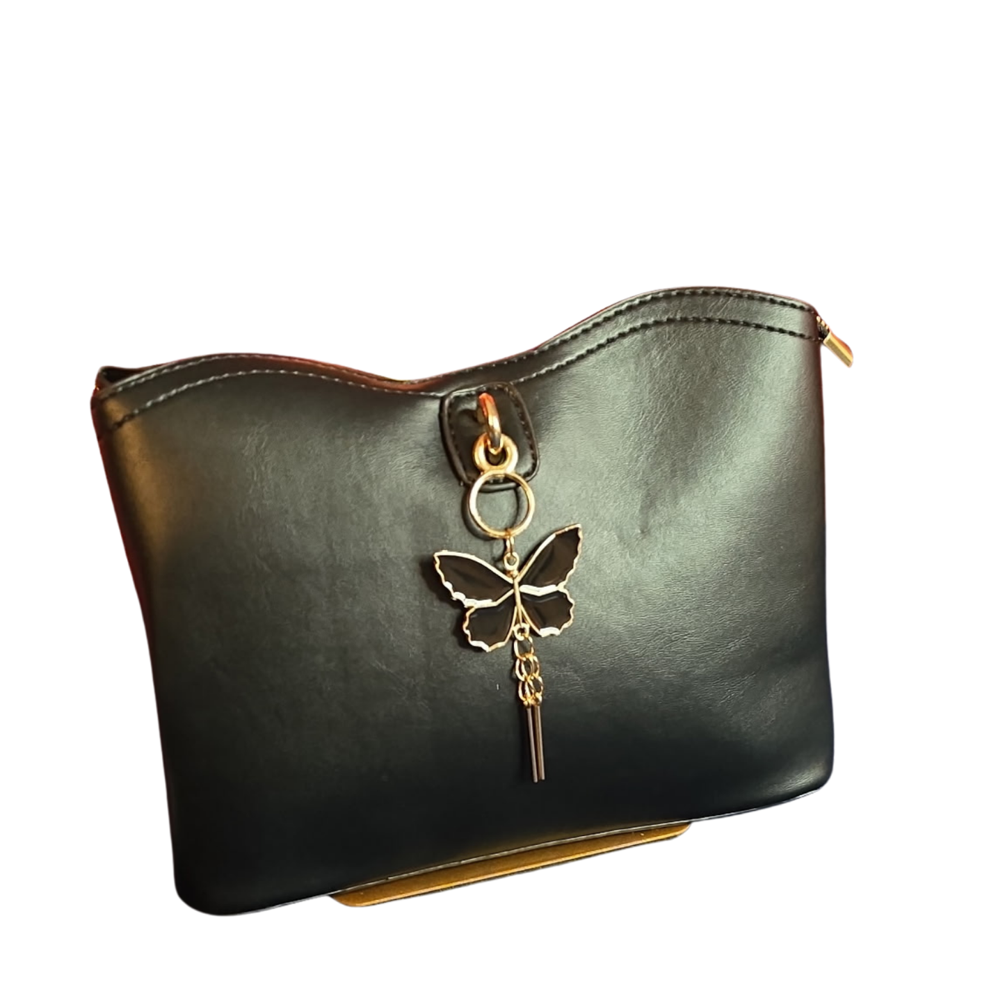 Elegant Butterfly Crossbody Handbag with Shoulder Strap