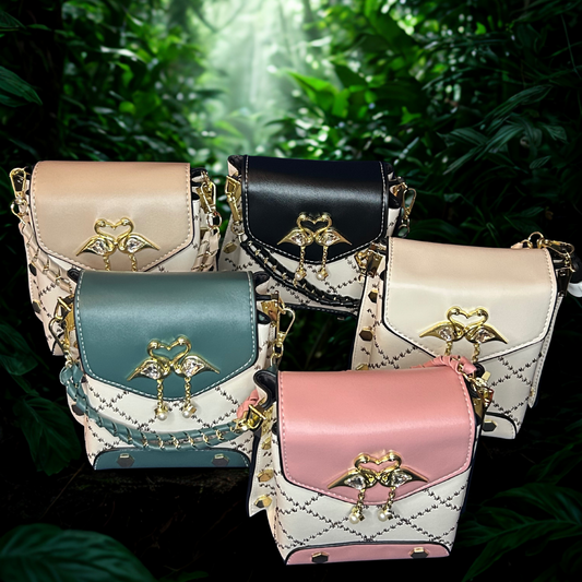 Elegant Crossbody Purse, Leather Handbag