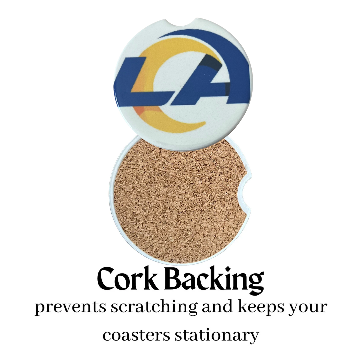 Car Coasters - La Rams