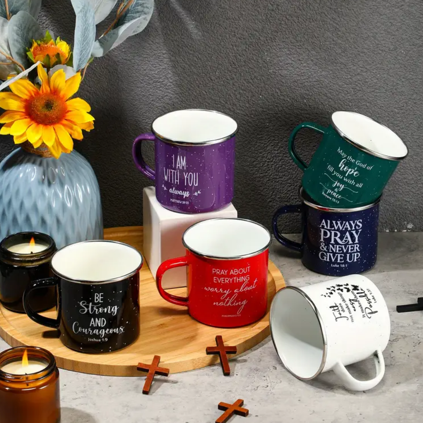 11oz Metal Camper Mug Christian Mug Great Gift for Family Friends or Someone Special