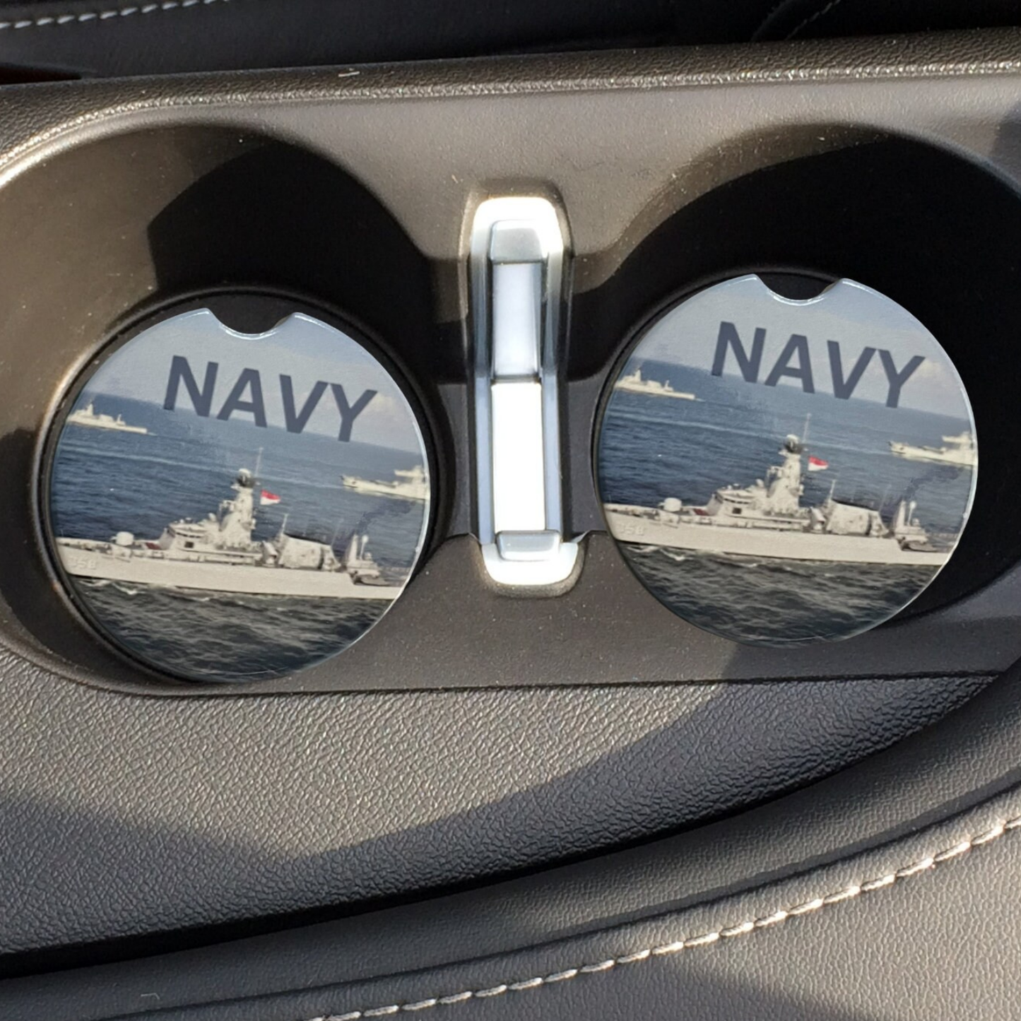 Car Coasters - Navy