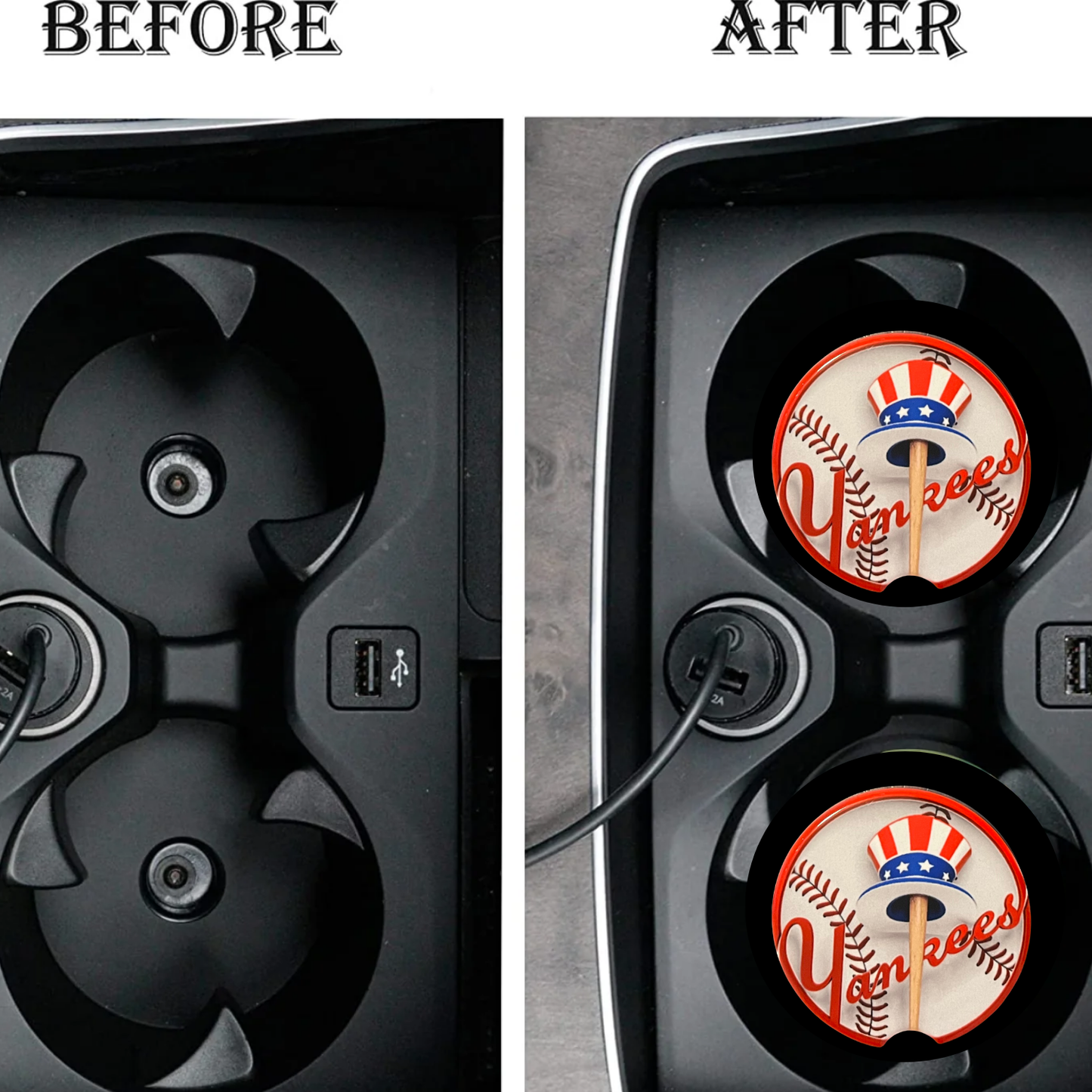 Car Coasters - New York Yankees