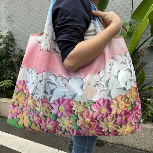 Extra Large Reusable Grocery Bag - Heavy Duty Oxford Fabric