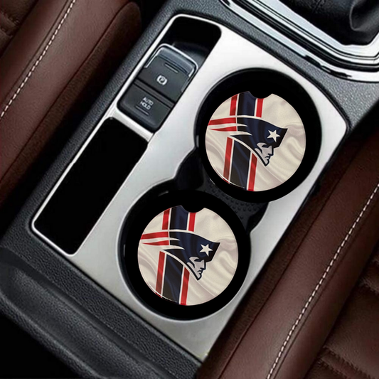 Car Coasters - New England Patriots