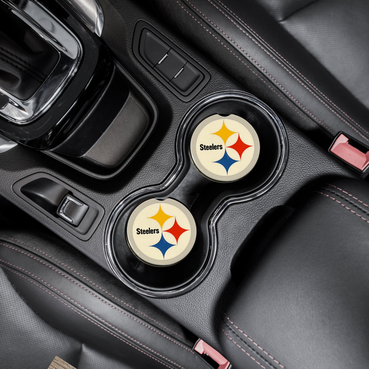 Car Coasters - Pittsburgh Steelers