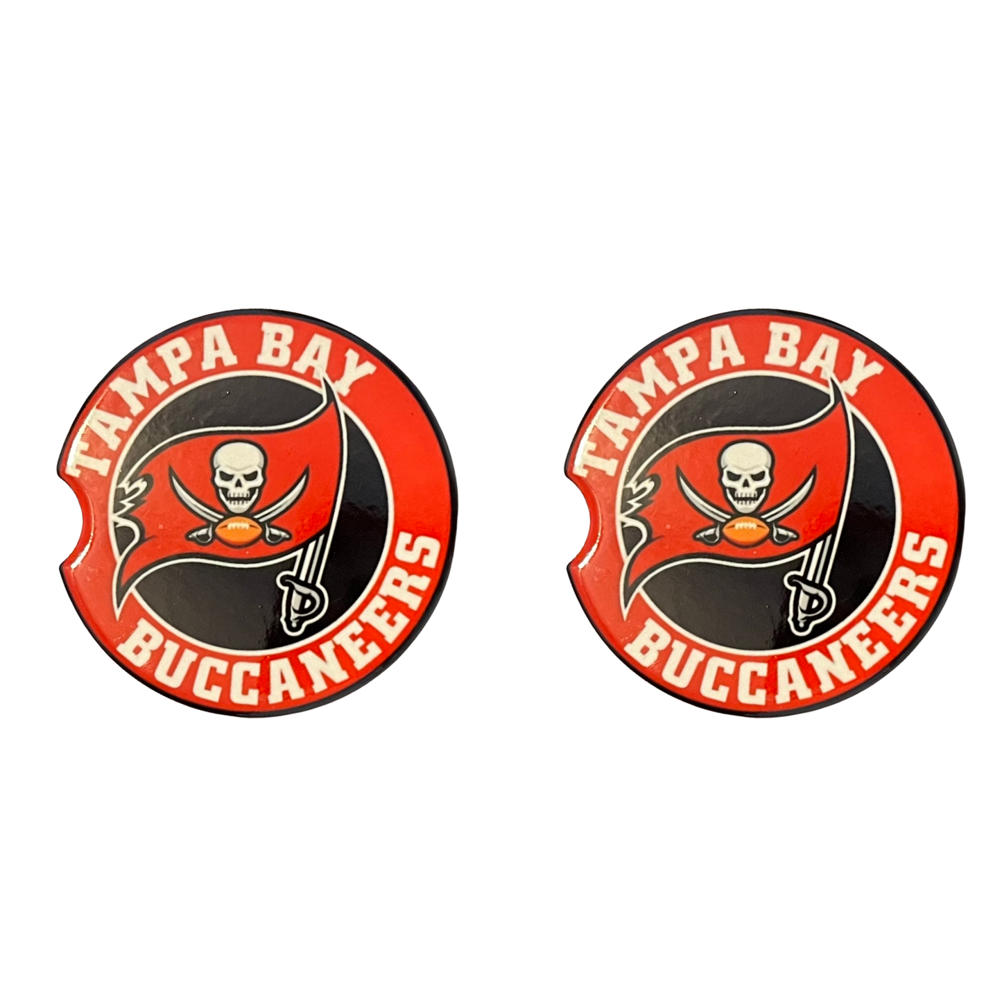 Car Coasters - Tampa Bay Buccaneers