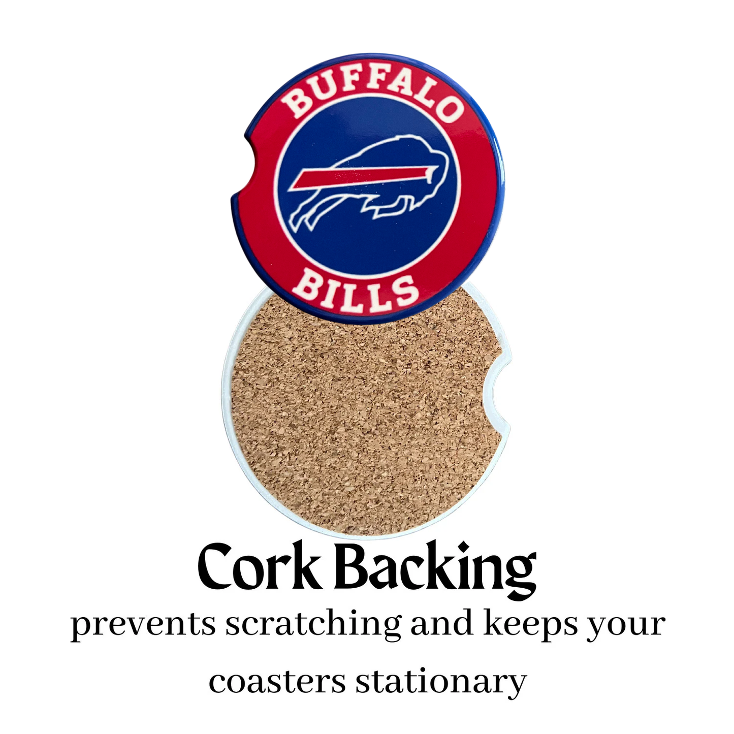 Car Coasters - Buffalo Bills