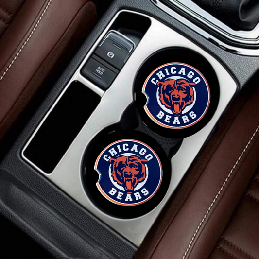 Car Coasters - Chicago Bears