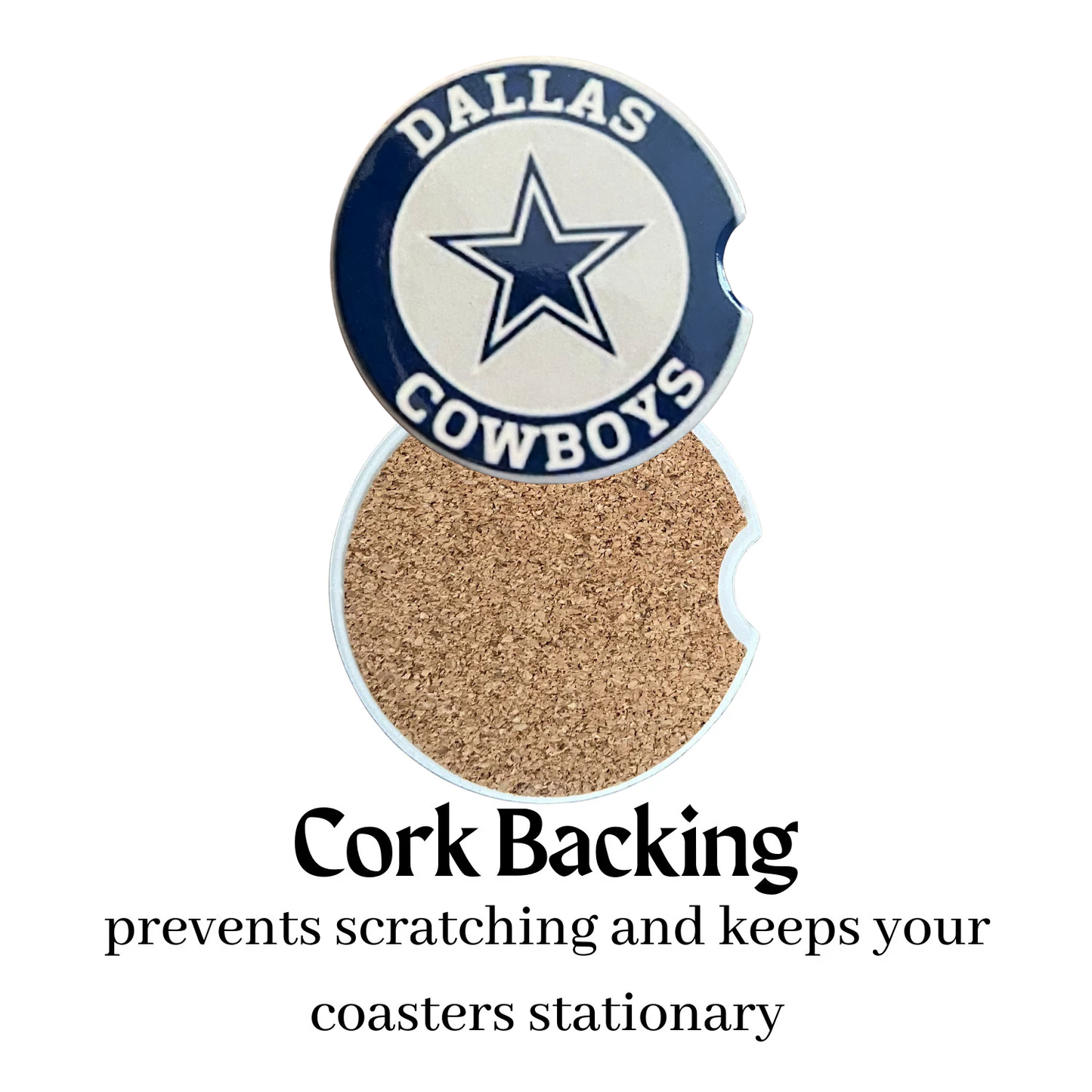 Car Coasters - Dallas Cowboys