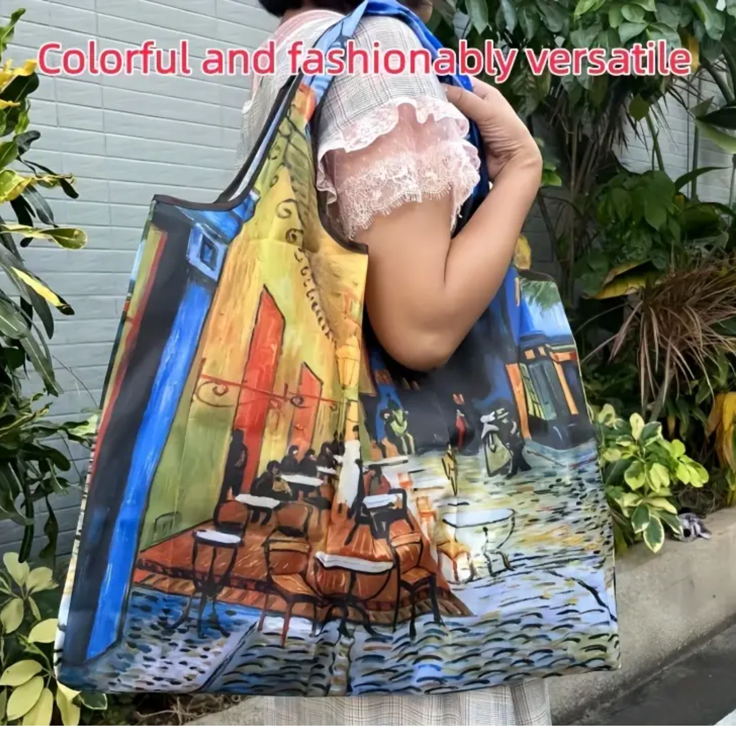 Extra Large Reusable Grocery Bag - Heavy Duty Oxford Fabric