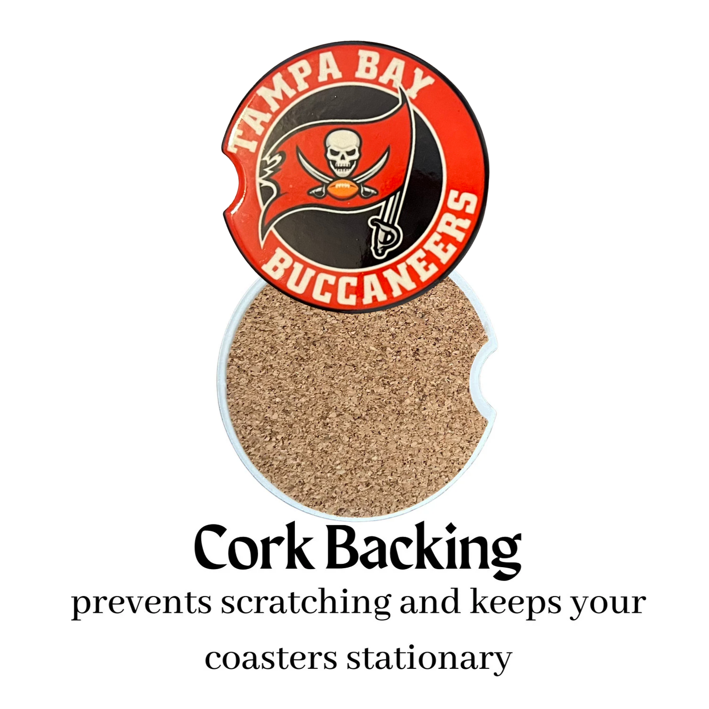 Car Coasters - Tampa Bay Buccaneers