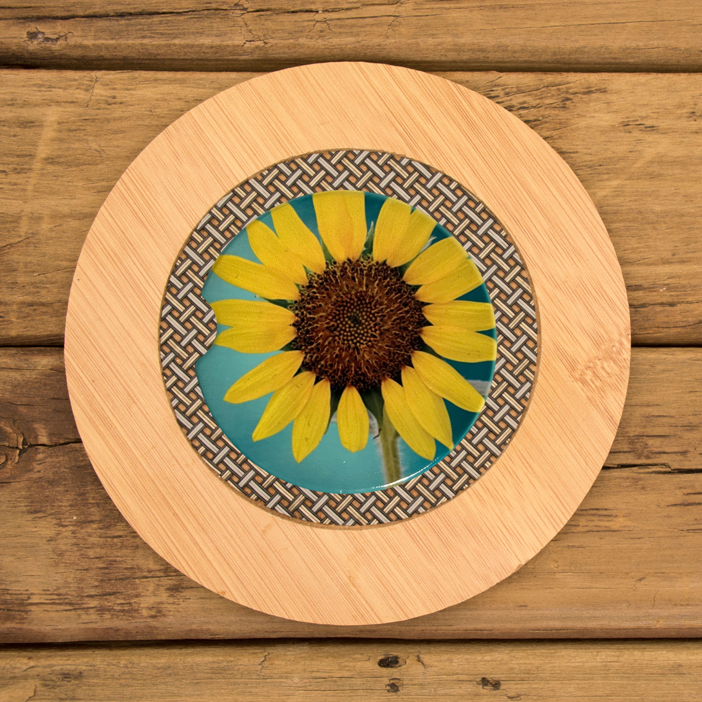 Car Coasters - Sunflower