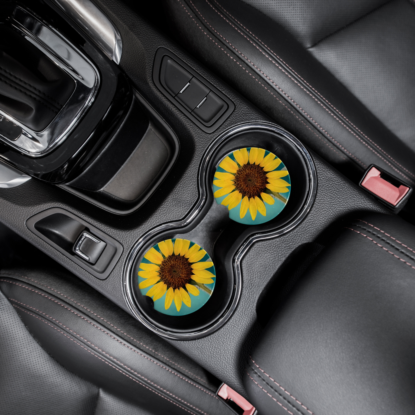 Car Coasters - Sunflower