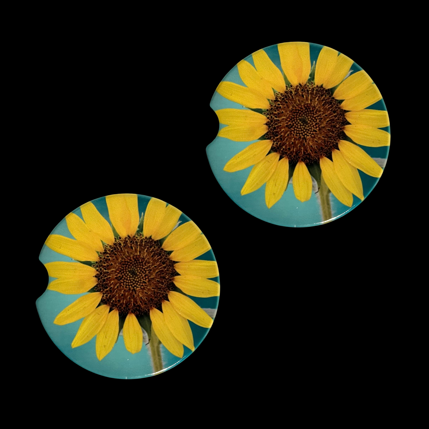 Car Coasters - Sunflower